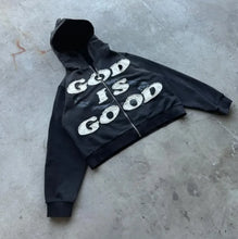 Load image into Gallery viewer, Retro “God is Good, All the Time” Hoodie
