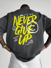 Load image into Gallery viewer, Never Give Up Cotton Graphic Tee
