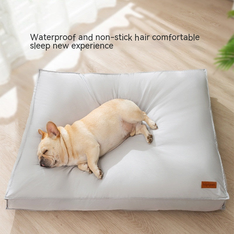 Dog Bed with Waterproof Removable Washable Mattress