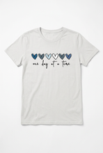Load image into Gallery viewer, One Day at a Time Heart Graphic Tee
